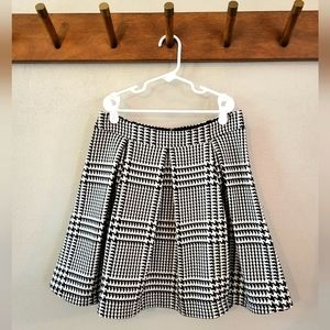 Express Tweed Mini Skirt | Black, White and Grey